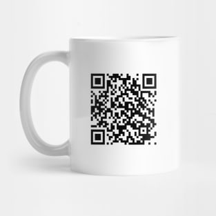 Rick Roll QR Code Mug